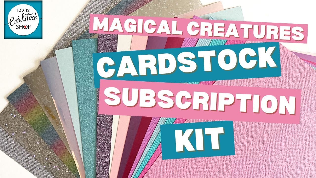 Magical Creatures Cardstock Subscription Box