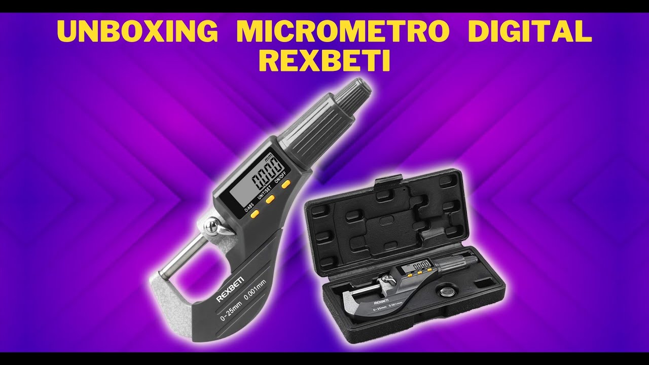 Unboxing Micrómetro Digital REXBETI para medir ThermalPads y Tornillos | SOPTECO