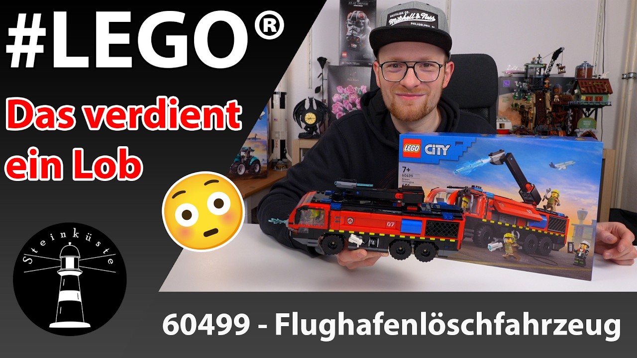 Die wohl BESTEN Sets gibts nur hier! - LEGO® City 60499 Flughafenlöschfahrzeug