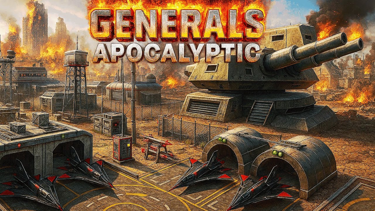 USA Super против 7 ВВС США - Command & Conquer Generals Apocalyptic