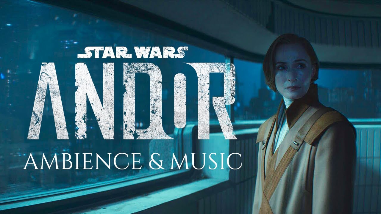 Leaving CORUSCANT Forever | ANDOR inspired Ambience & Music [ STAR WARS ] Rain Sounds