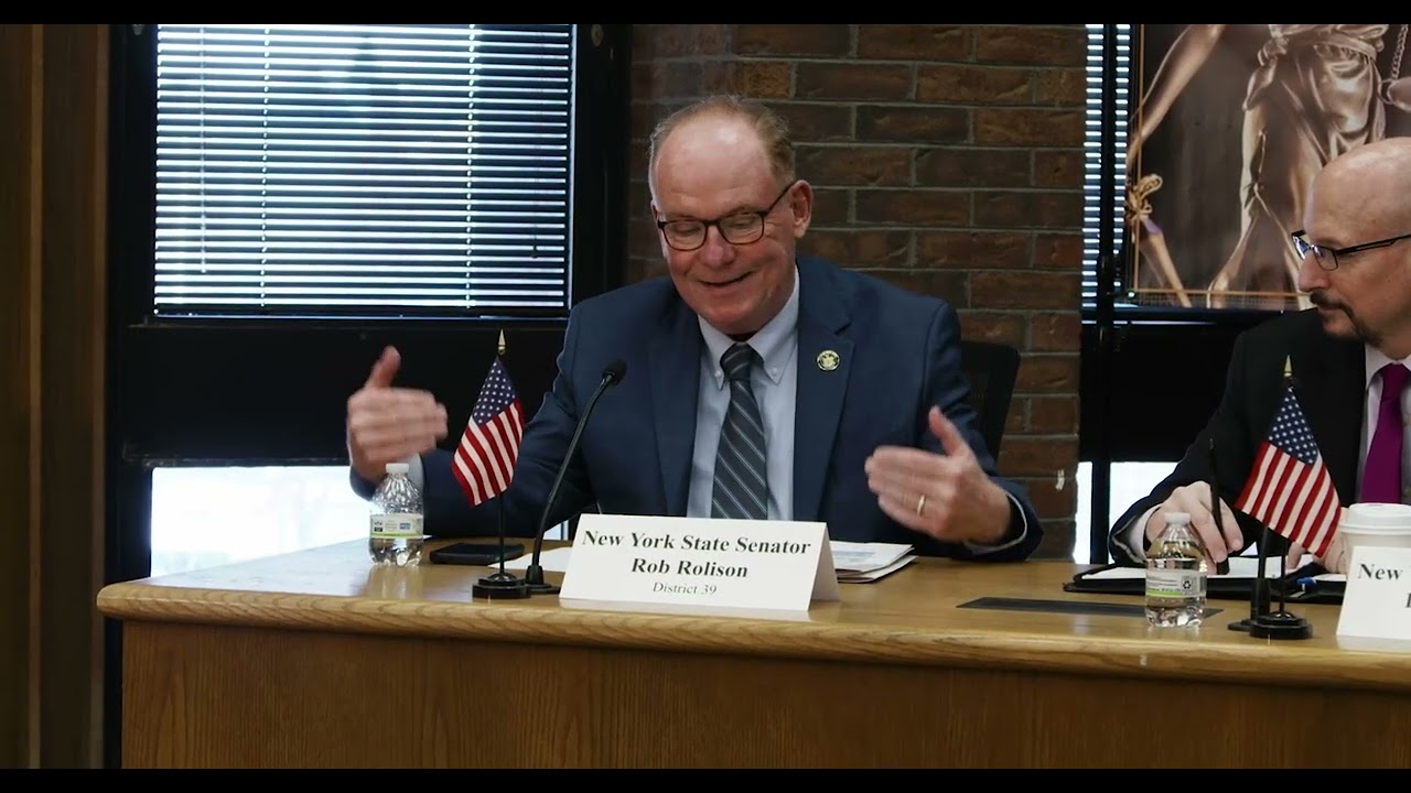 NYS Senator Dean Murray And Senator Rob Rolison Host A Crime Victims Roundtable In Poughkeepsie