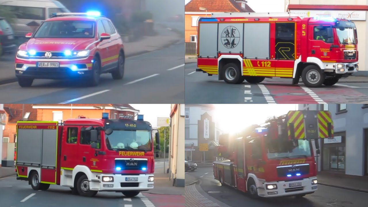 [Küchenbrand] Einsatz für 6 FF´s, die FTZ Verden und das DRK Verden!