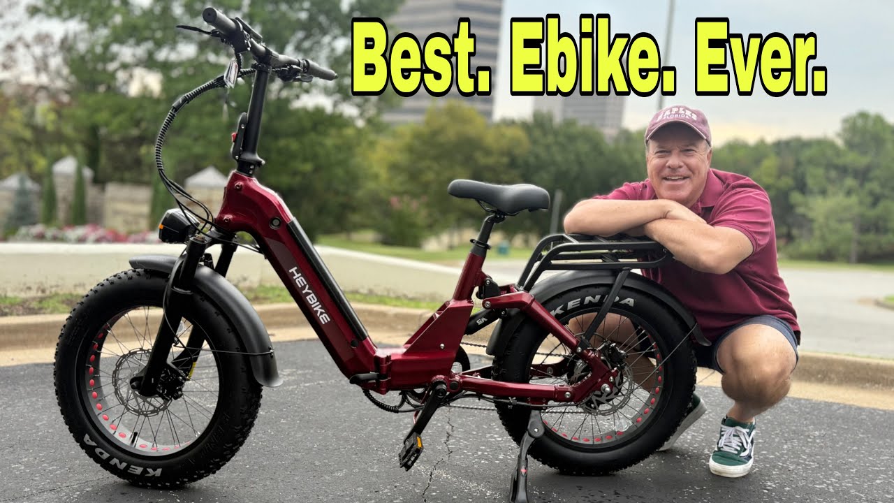The Flagship Folding Fat-tire Ebike from Heybike is here!!!