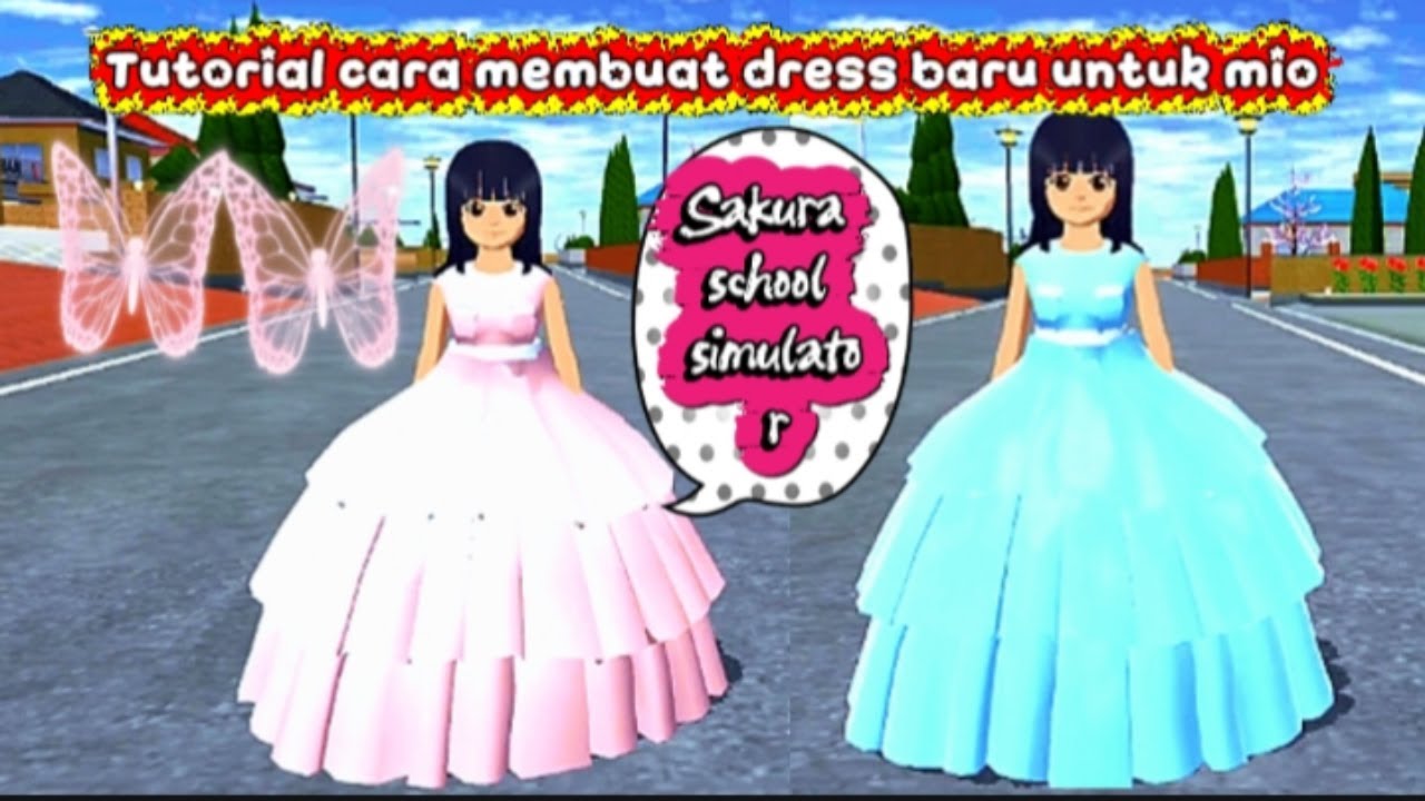 Tutorial cara membuat dress baru untuk mio 