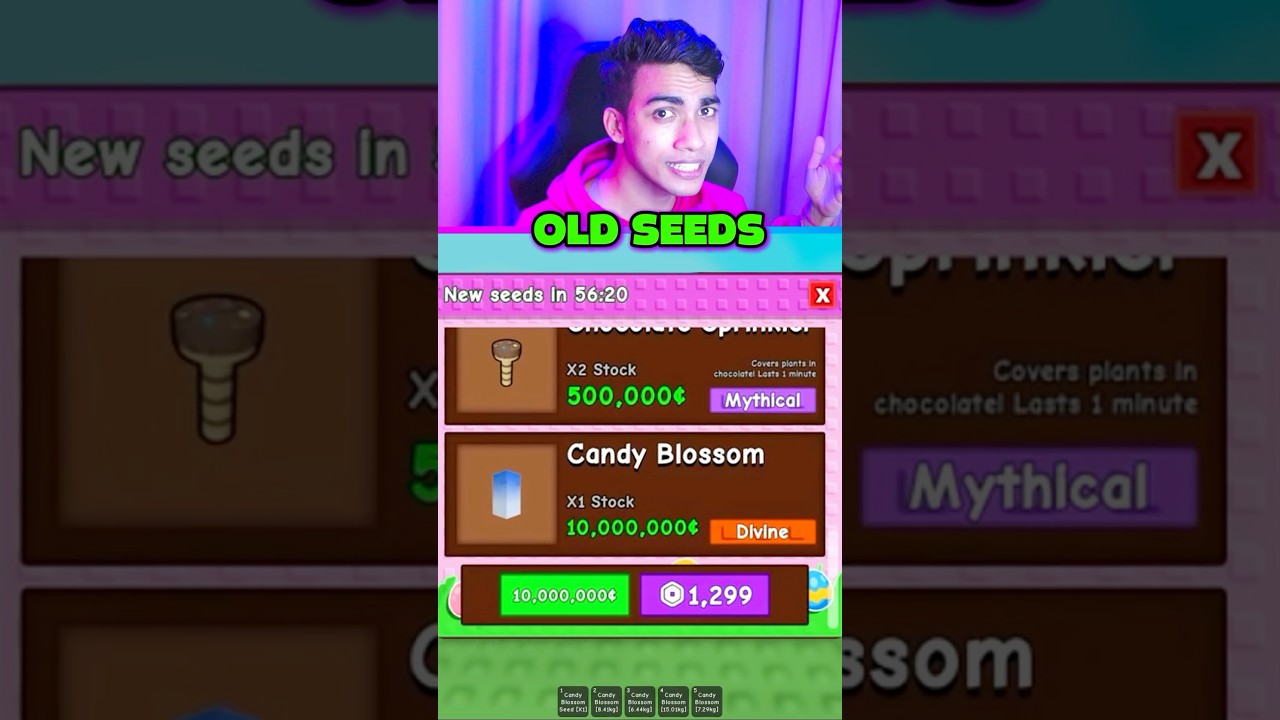 GROW A GARDEN New Seeds VS Old Seeds 🥺