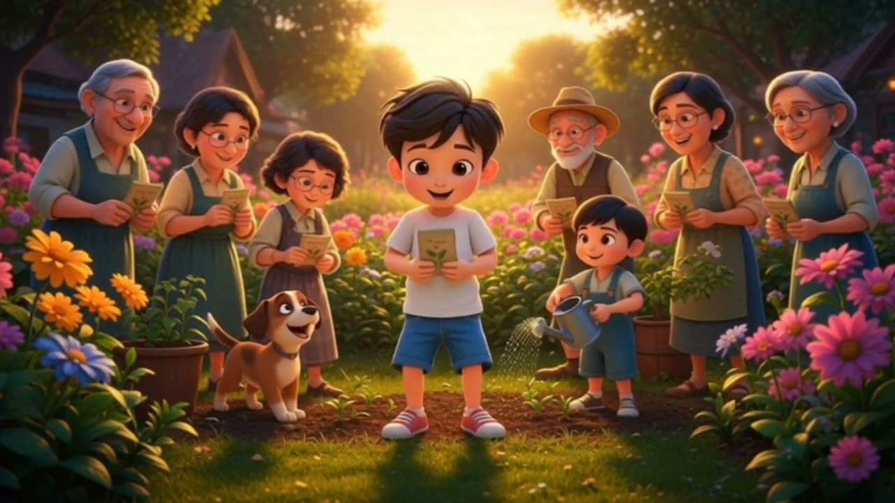 🌸 Title:The Girl Who Planted Hope | Heartwarming Kids Story About Kindness & Courage📝 . 