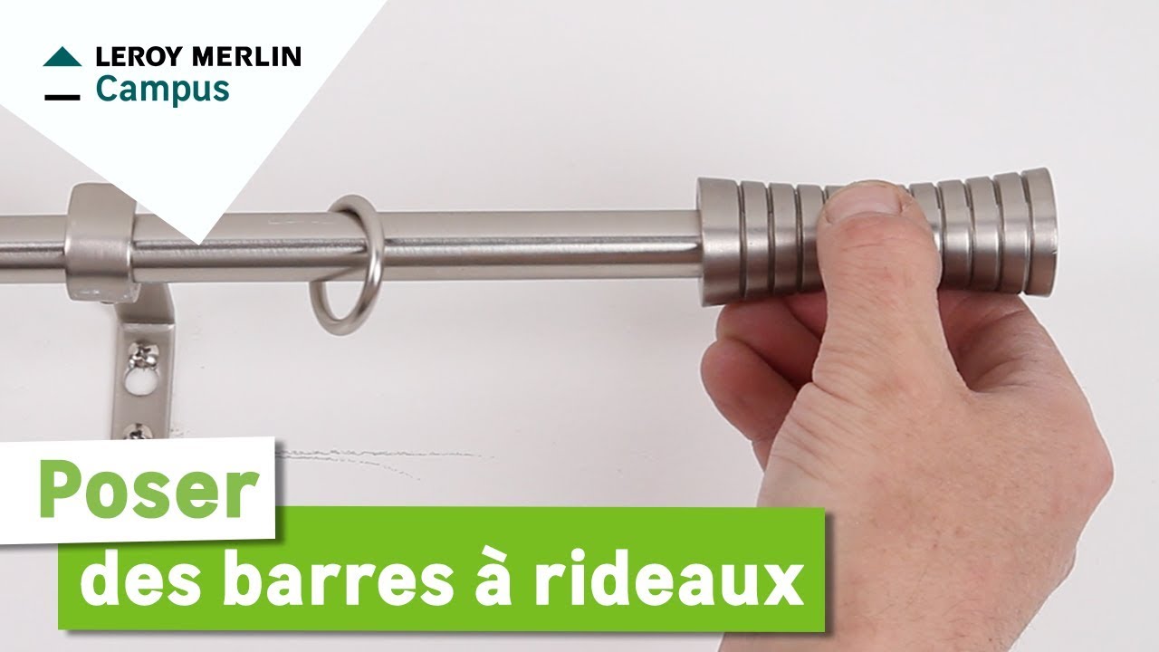 Comment poser des barres à rideaux ? Leroy Merlin