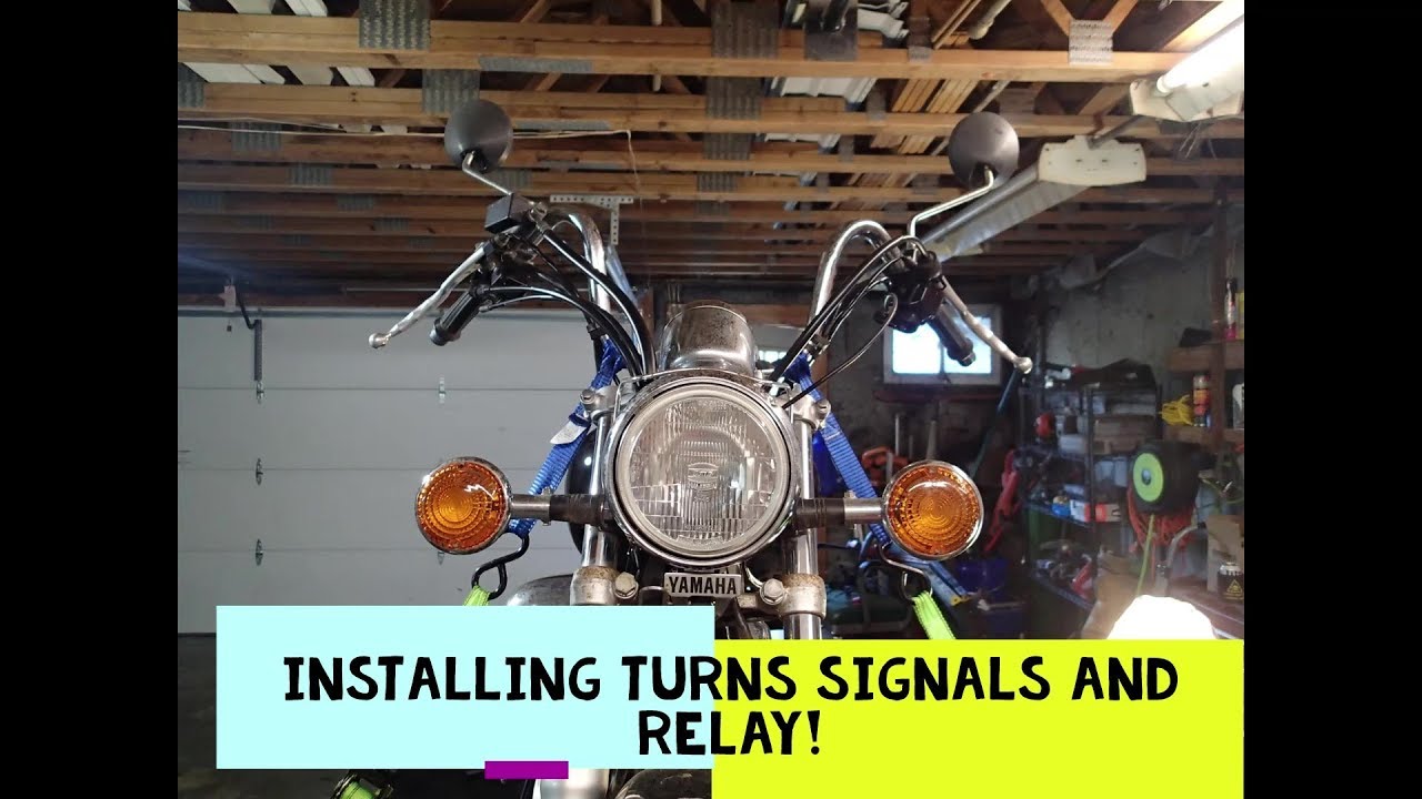 2000 Yamaha Virago 250 xv250 Part 10: turn signals / relay install 1of2