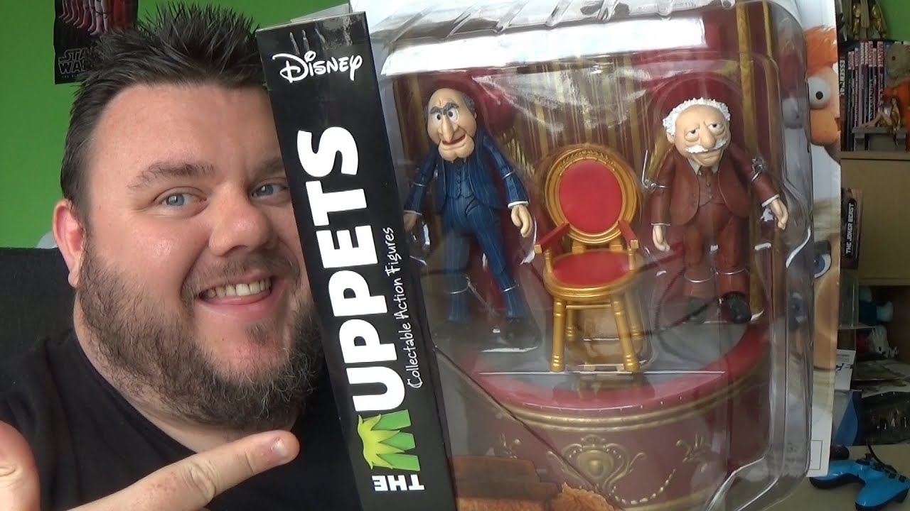 Muppets Statler & Waldorf Diamond Select Toys Series 2 Action Figure Set Disney Review