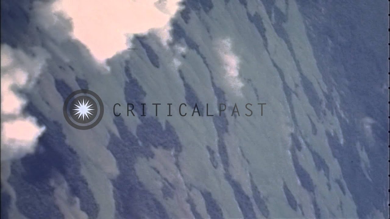 P-38s and P- 47s of the US Army Air Force in flight over the Philippines during W...HD Stock Footage