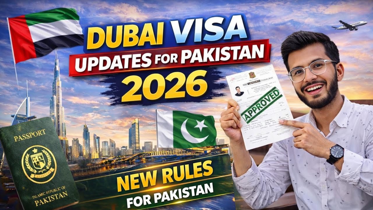 Dubai Visa Update 2026 | Dubai Visit Visa update for Pakistan | UAE Work Visa Update for  Pakistan.