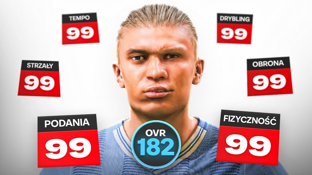 ☣️ POŁĄCZYŁEM MBAPPÉ Z HAALANDEM W JEDNEGO ZAWODNIKA! ☣️ | EA FC 24