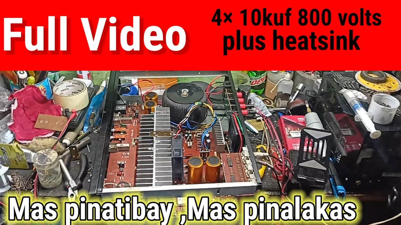 Paano pinalakas at pinatibay ang lumang konzert 502 amplifier