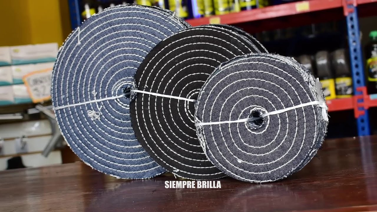RUEDA PARA PULIR DE MEZCLILLA CASTELAN