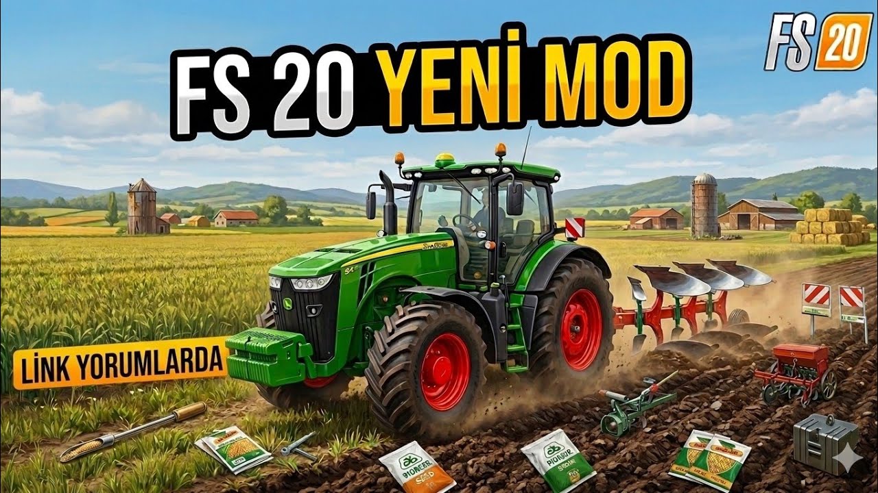 FS 20 YENİ MOD 🚜 LİNK YORUMLARDA