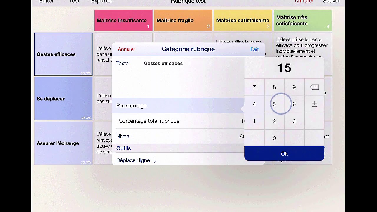 #15 IDOCEO Rubrique Attribuer un nombre de points spécifique à chaque compétence