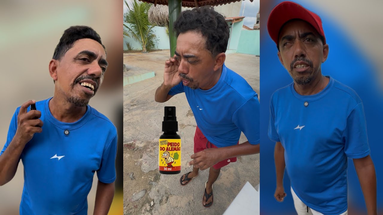 Hiago trolou Grilinho com o spray do peido 