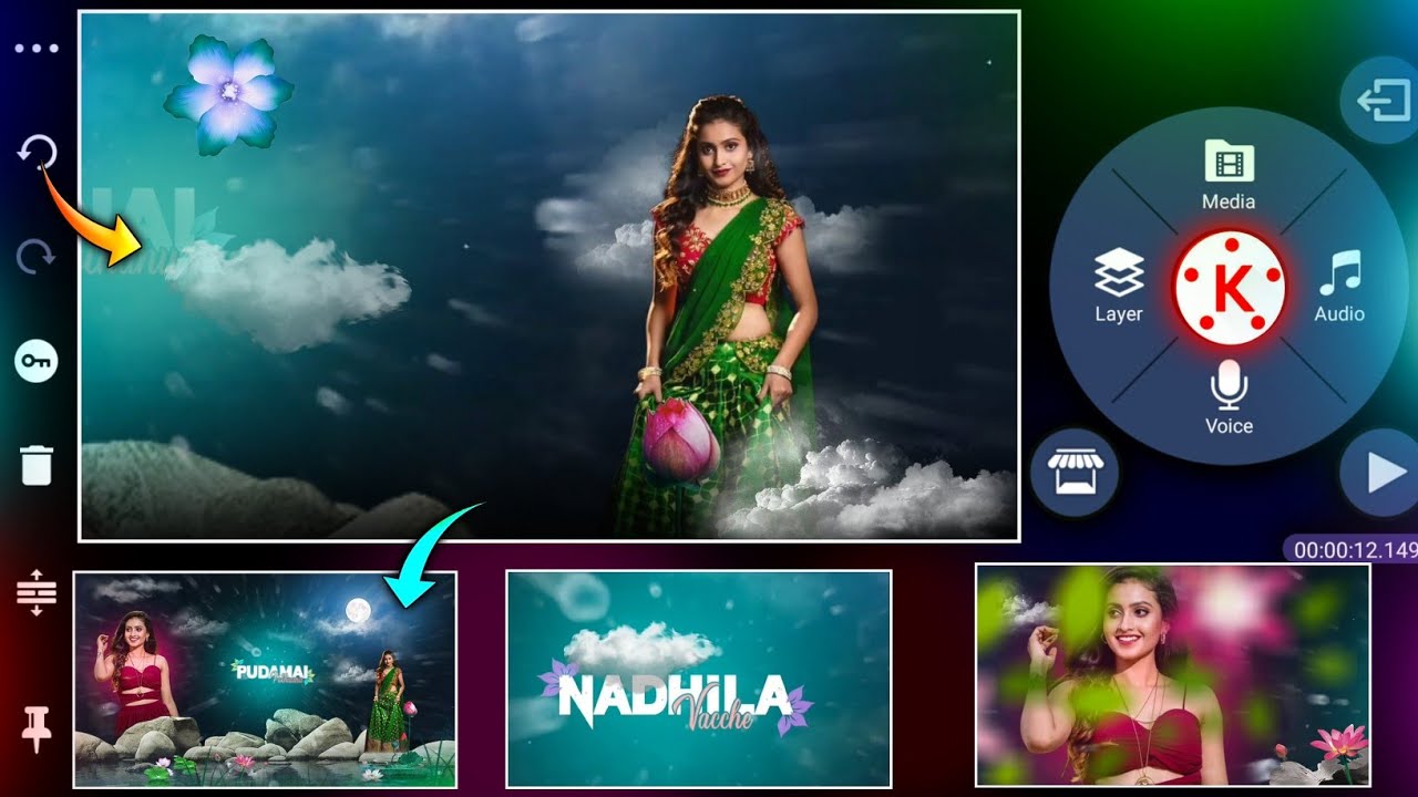 Kinemaster Motion poster Video Editing in Telugu trending video editing in kinemaster
