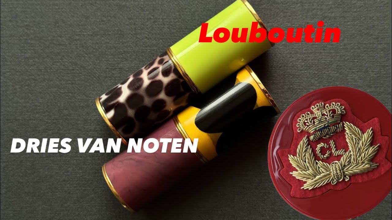 Макияж / Дорогая помада Dries van Noten / Кушон Louboutin