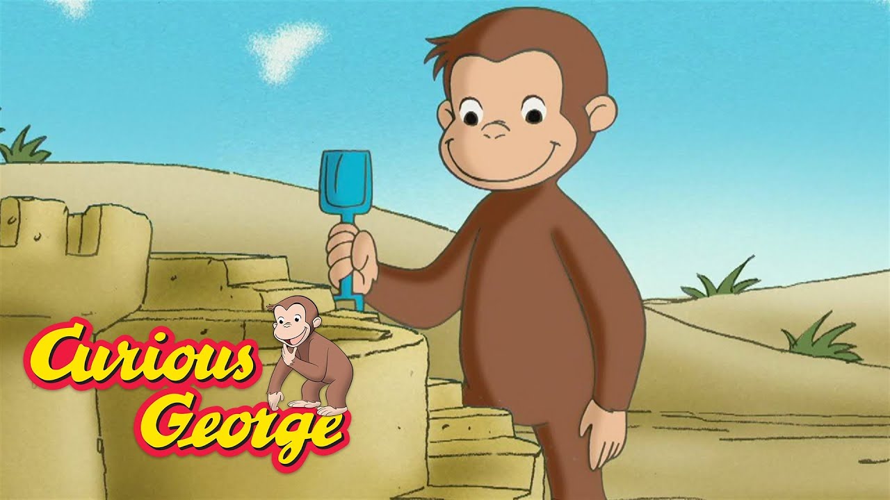 George Learns About Beach Tides 🐵 Curious George 🐵 Kids Cartoon 🐵 Kids Movies