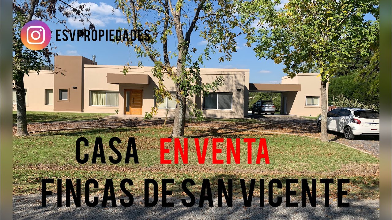 ¡VENDO HERMOSA CASA de 5 AMB en FINCAS DE SAN VICENTE!