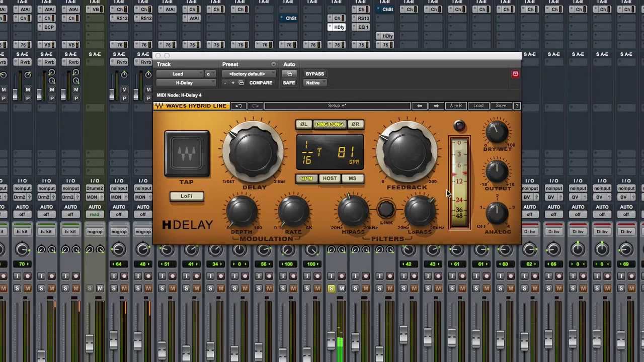 Waves Plugin Tutorial: 3 Tricks For Using Waves H Delay In Pop Track Mixes