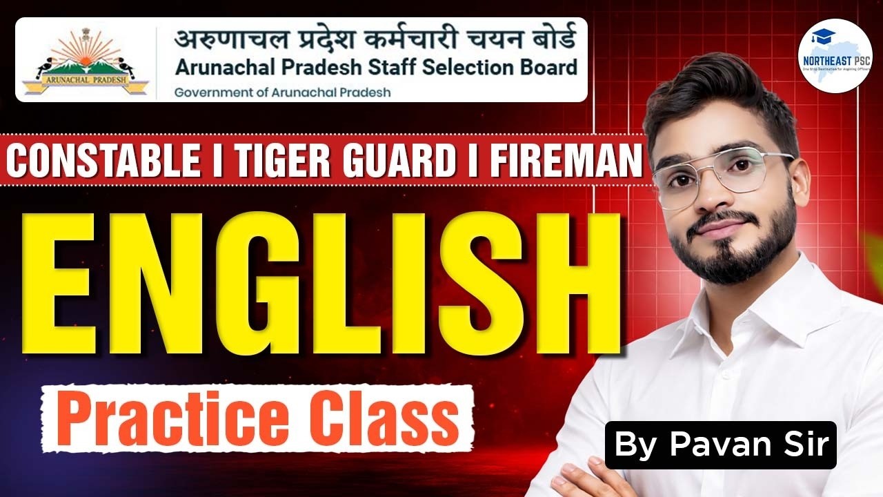L3 I APSSB English Practice I Constable I Tiger Guard I Fireman