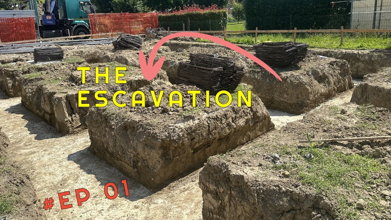 Progettare e Costruire una casa da zero - EP 01 Lo scavo