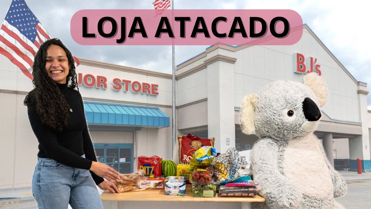 LOJA DE ATACADO NOS EUA 🇺🇸 | O que eu compro no BJ’s
