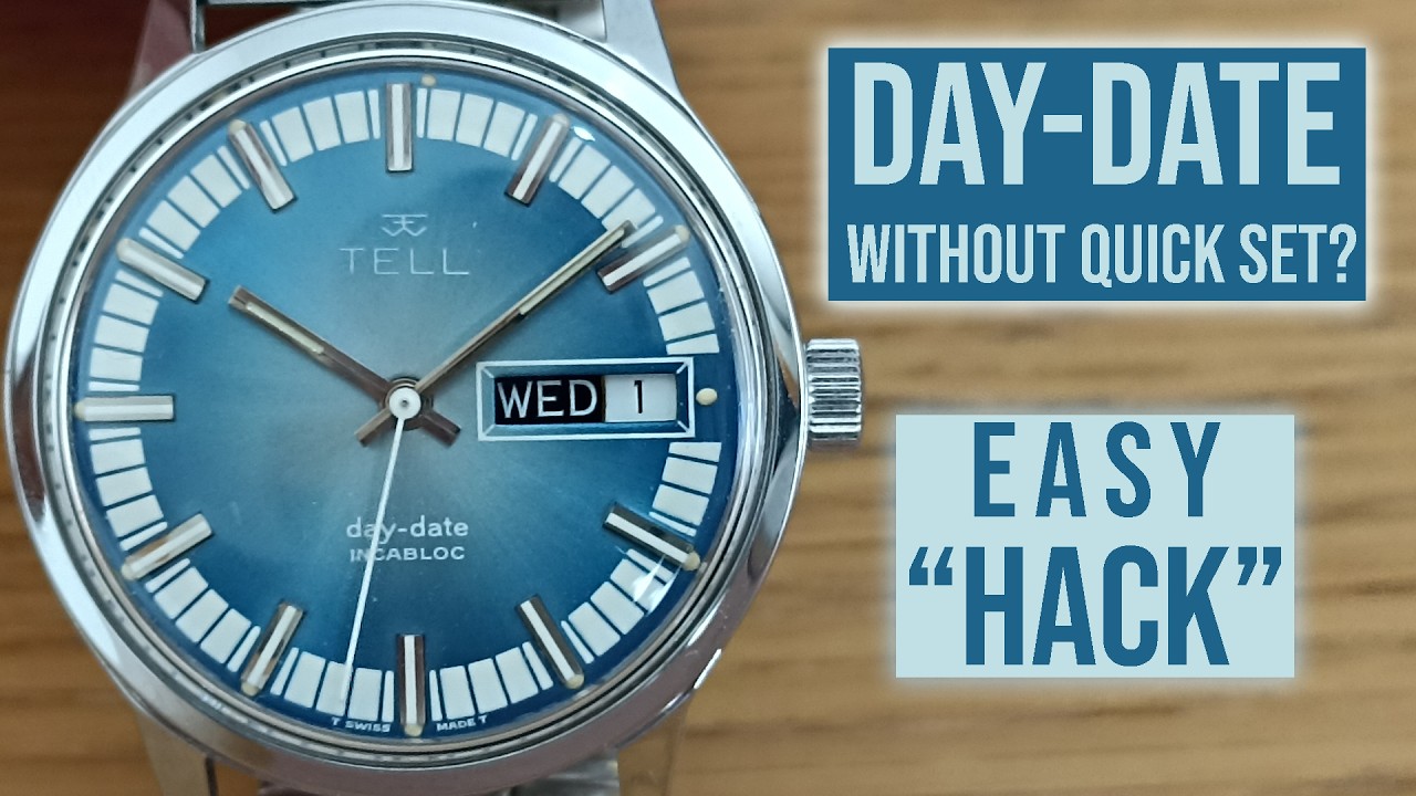 How to Safely Set Day & Date on Vintage Watches Without Quick-Set