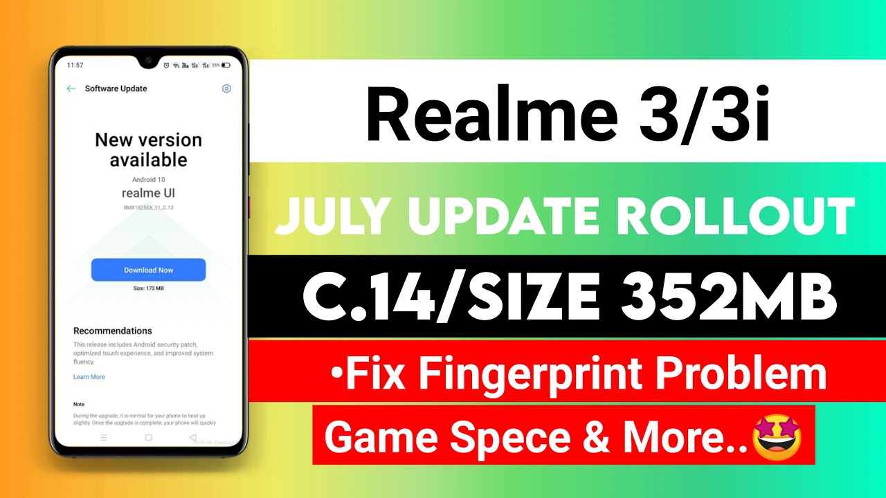 Realme 3/3i July Update C.14 Rollout | Realme 3 C.14 update | Realme 3i C.14 july update | Fix Bugs