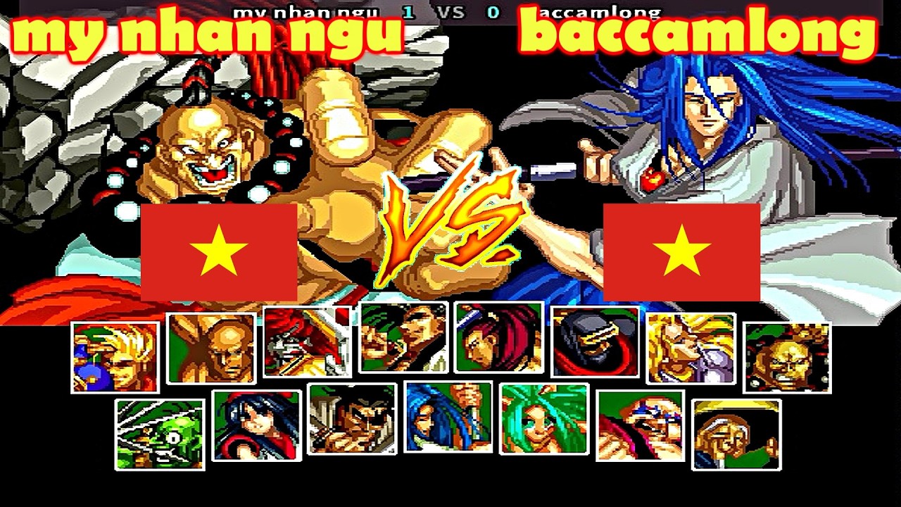 Samurai Shodown 2 - my nhan ngu vs baccamlong