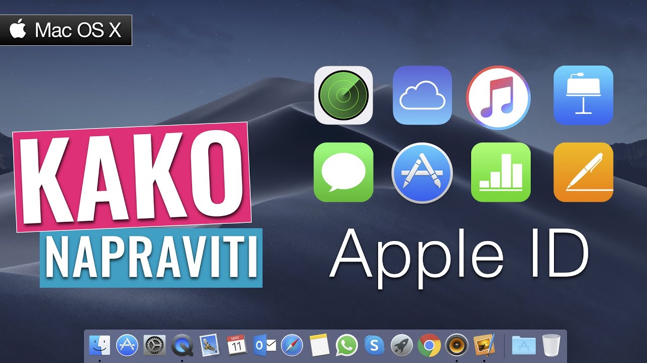macOS | KAKO NAPRAVITI Apple ID / iCloud nalog