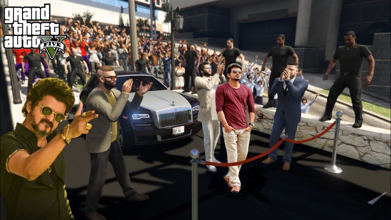 THALAPATHY VIJAY opening our Showroom in GTA 5 | Tamil | #39
