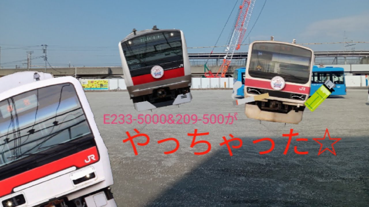 (流行りに乗ってみたww)E233系と209系がやっちゃった☆