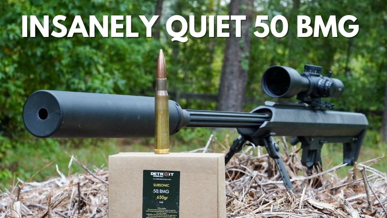 Вы никогда не поверите, насколько тихим может быть 50BMG!