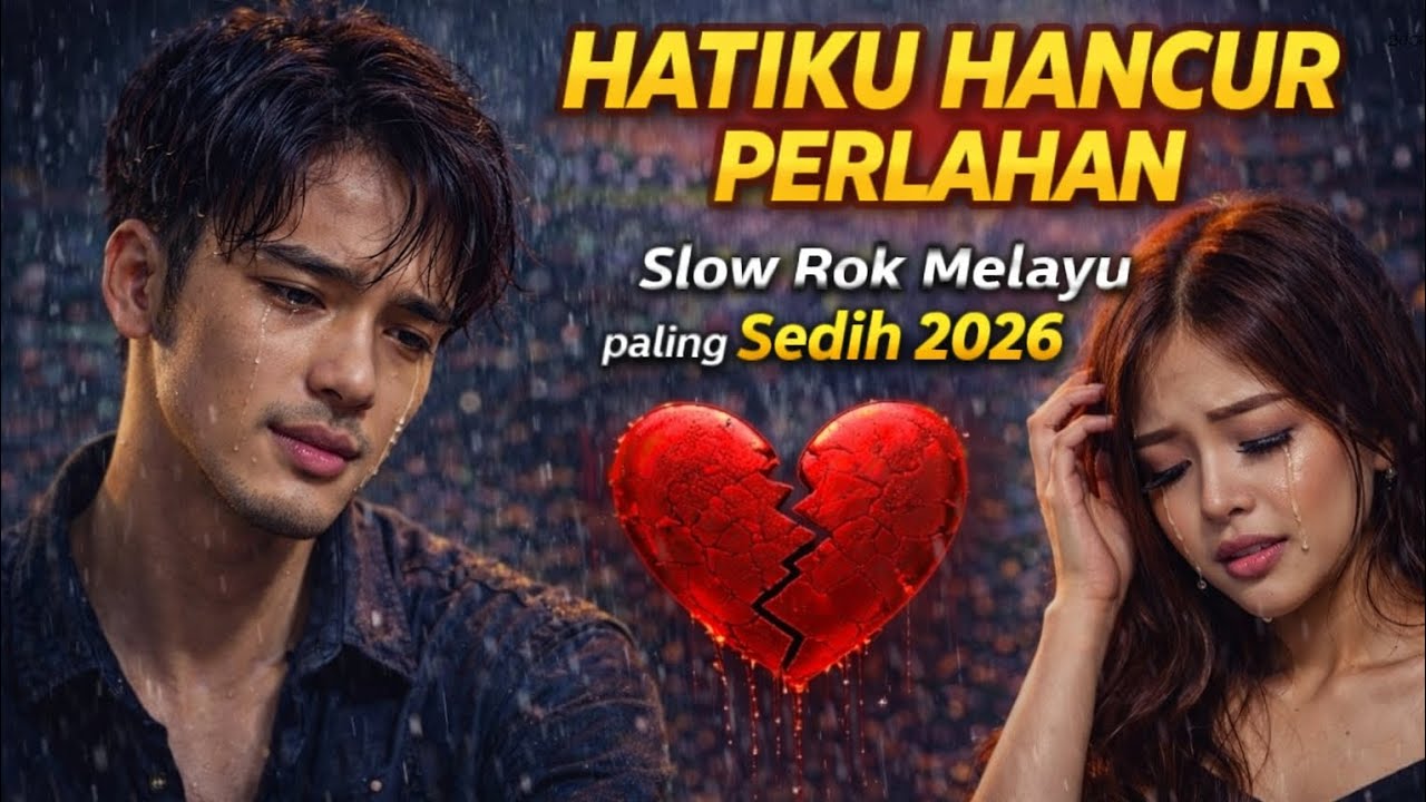HATIKU HANCUR PERLAHAN – Slow Rock Melayu Sedih Terbaru 2026 Bikin Nangis