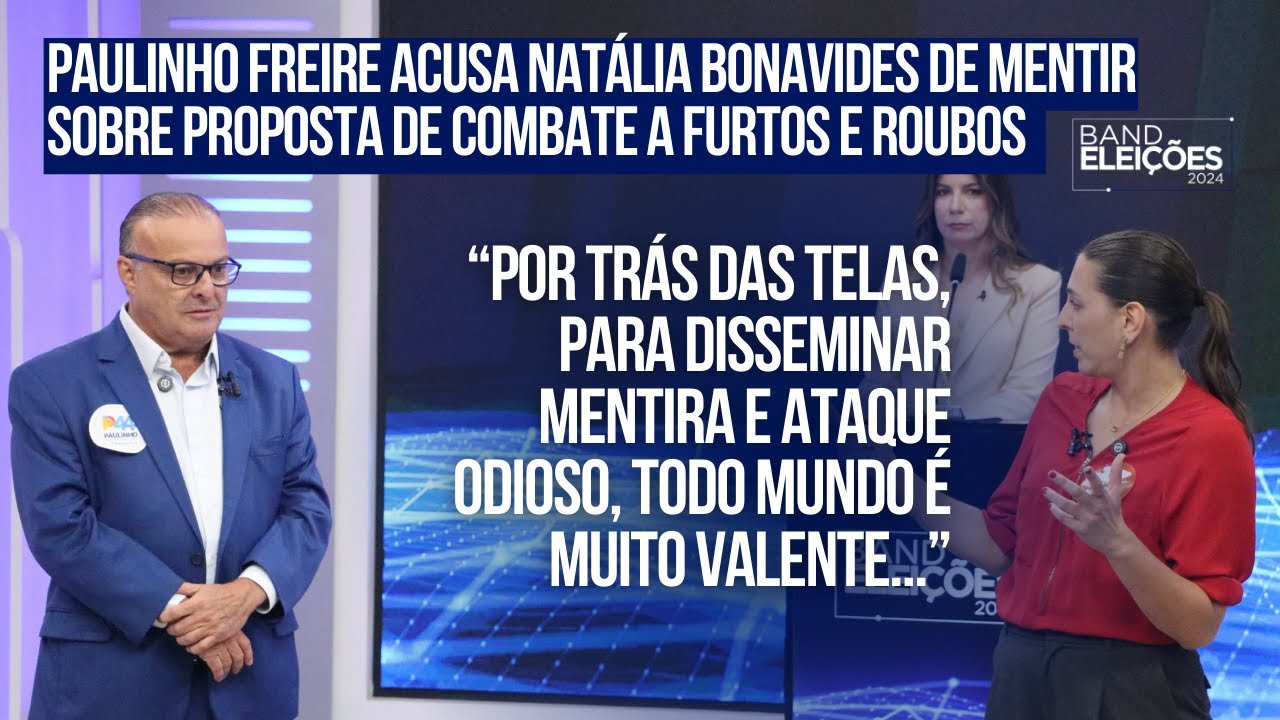 Paulinho Freire acusa Natália Bonavides de mentir sobre proposta de combate a furtos e roubos