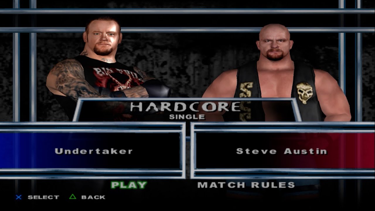 WWE SmackDown! Here Comes the Pain - Undertaker VS Steve Austin (HARDCORE)