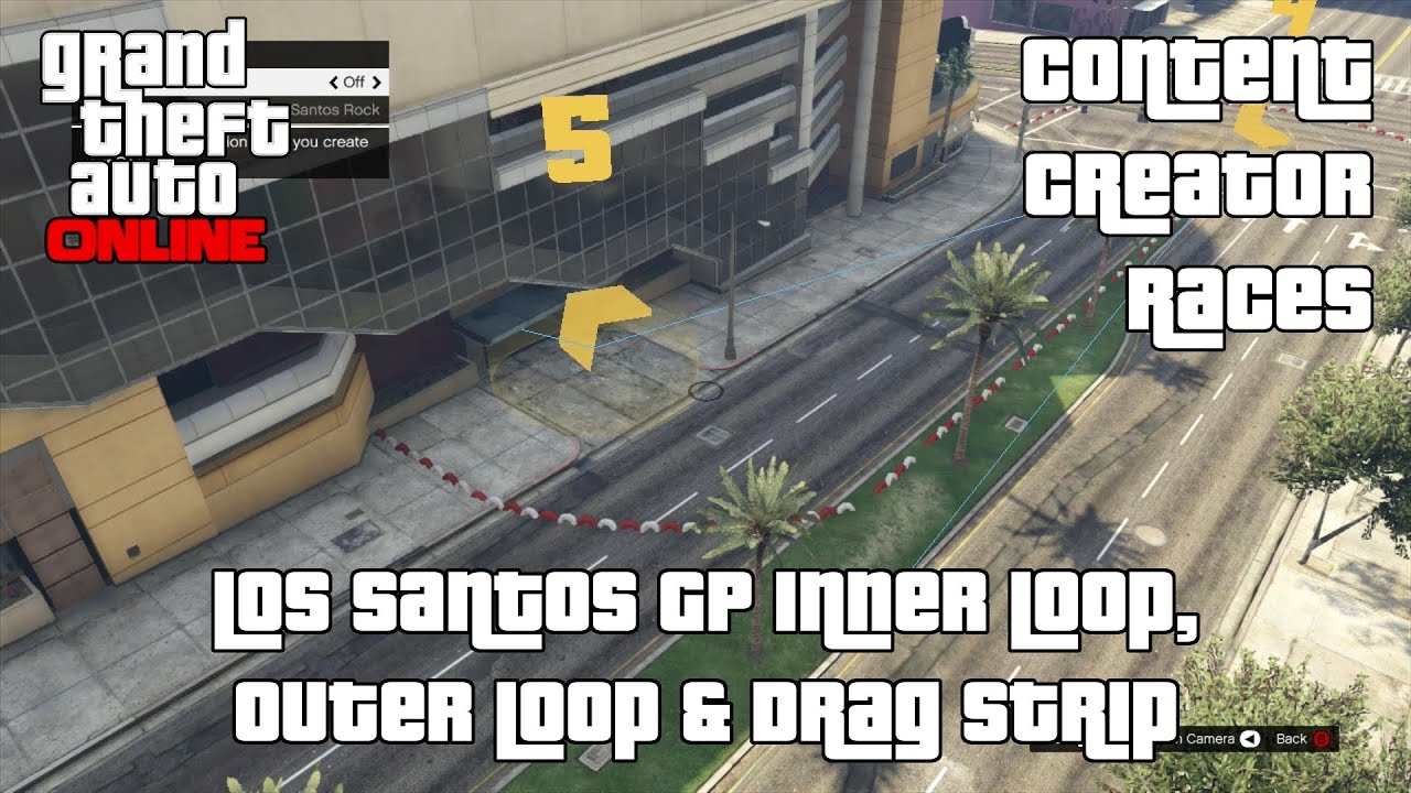 LS GP Inner Loop, Outer Loop & Drag Strip - GTA Online Creator Races