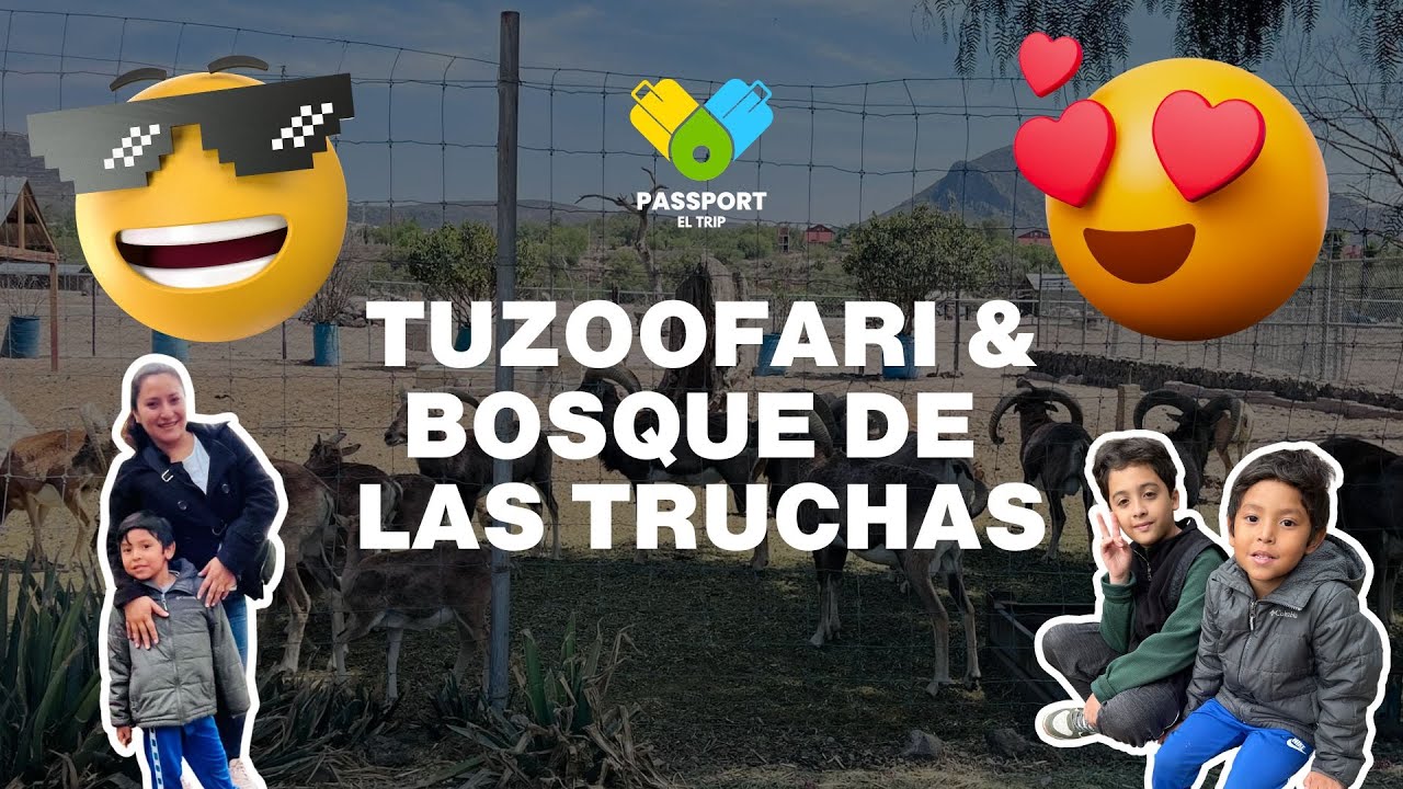 TUZOOFARI & BOSQUE DE LAS TRUCHAS 2024 | Un Safari en Hidalgo 🐾 +  Aventuras en Familia 4K
