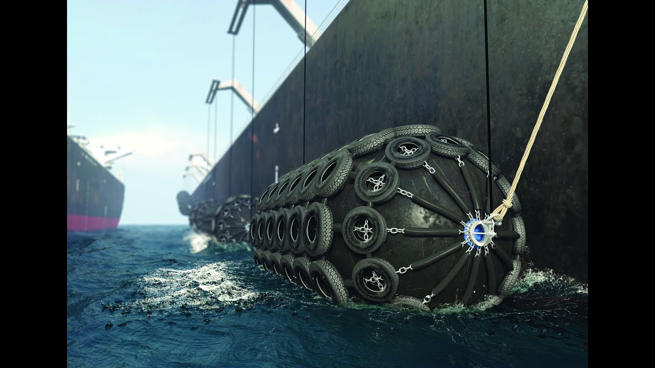 Ship To Ship Animation | HITECH Pneumatic Fenders | Offshore Animation