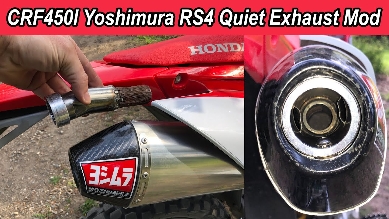 Yoshimura RS4 Quiet Exhaust Mod CRF450l