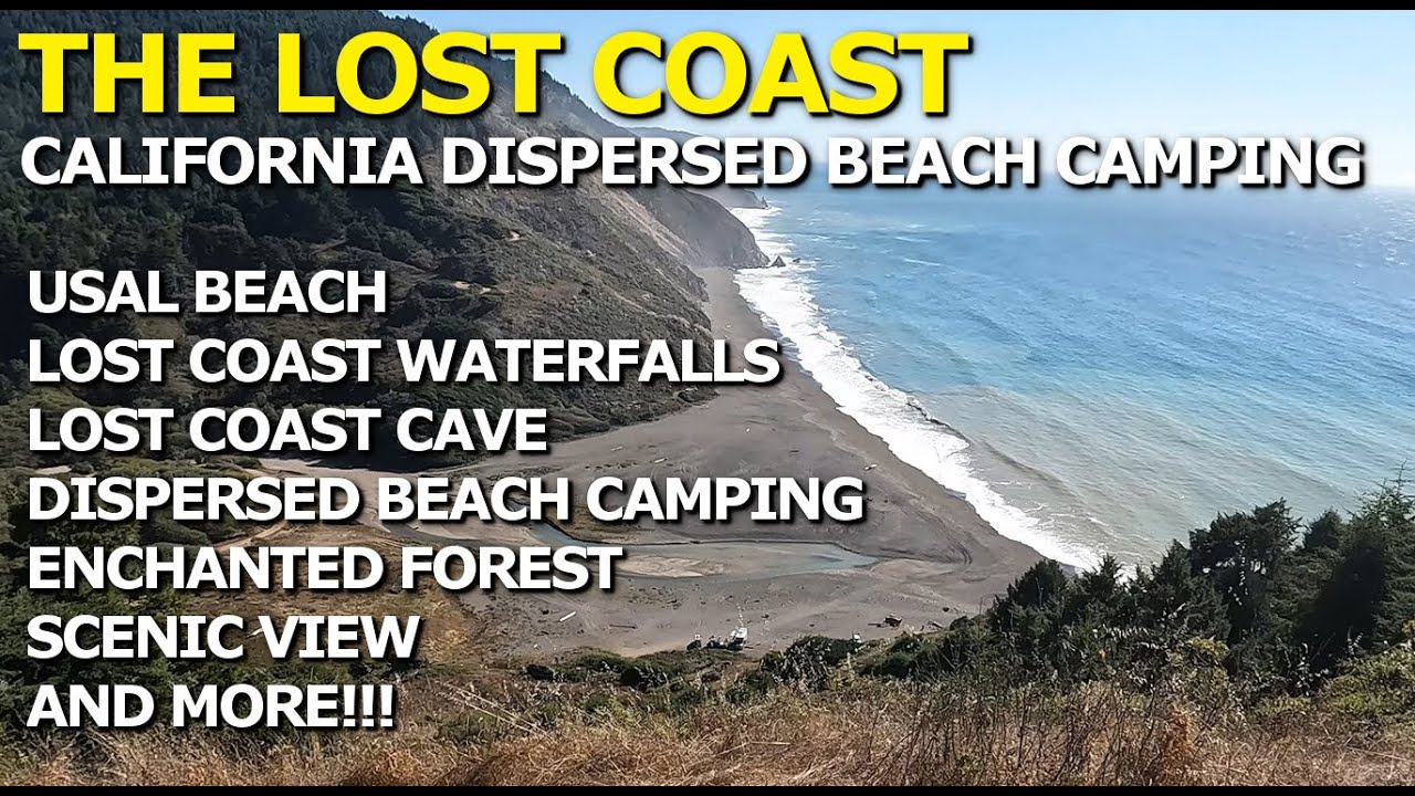 The most scenic beach The Lost Coast Trail / Usal Beach | California Dispersed Camping