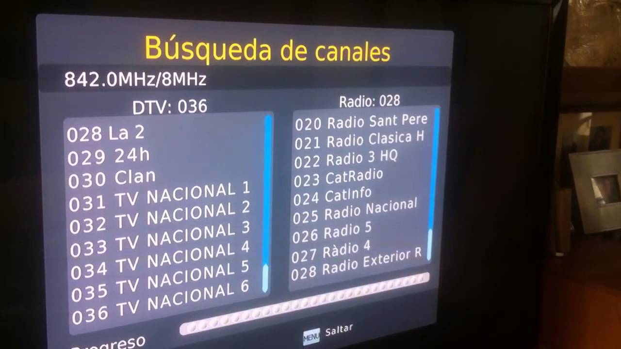 Funcionamiento receptor TDT2 en españa MULTITECH