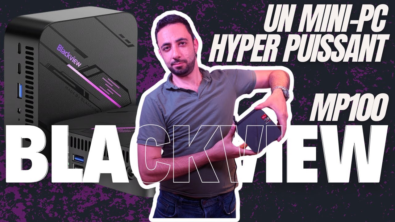 Un mini PC MEGA PERFORMANT MEGA PAS CHER ! Blackview MP100 Ryzen 7 5825U
