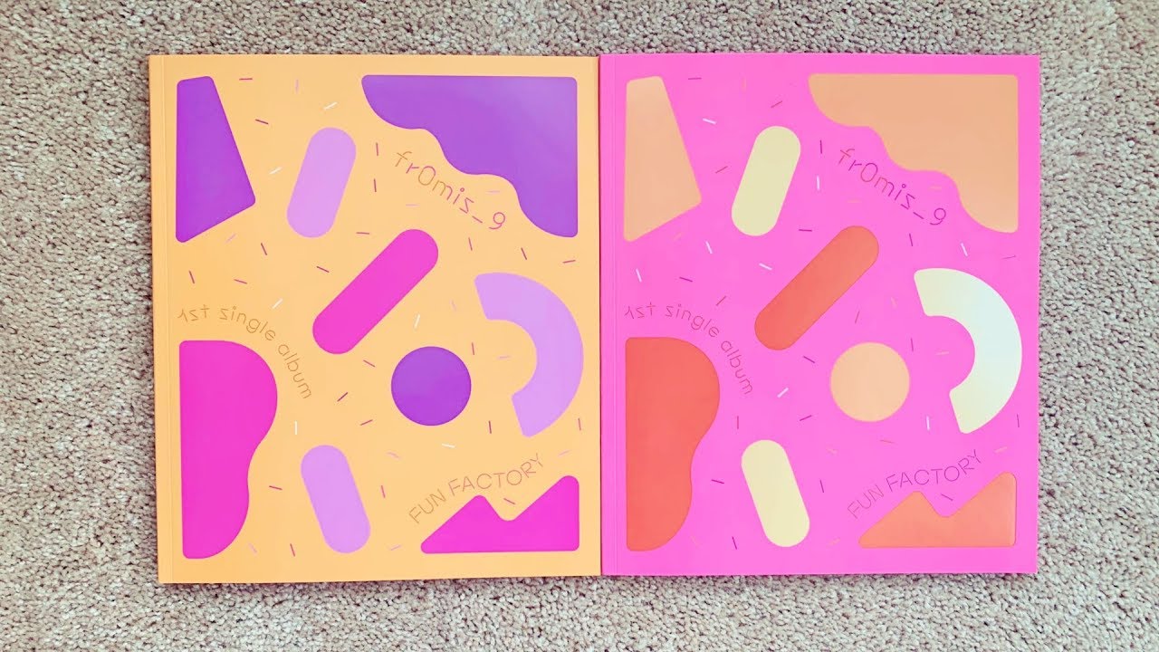💖🧡A Very Fun Unboxing of 프로미스나인 fromis 9 1st Single Album Fun Factory (Fun + Factory Ver)