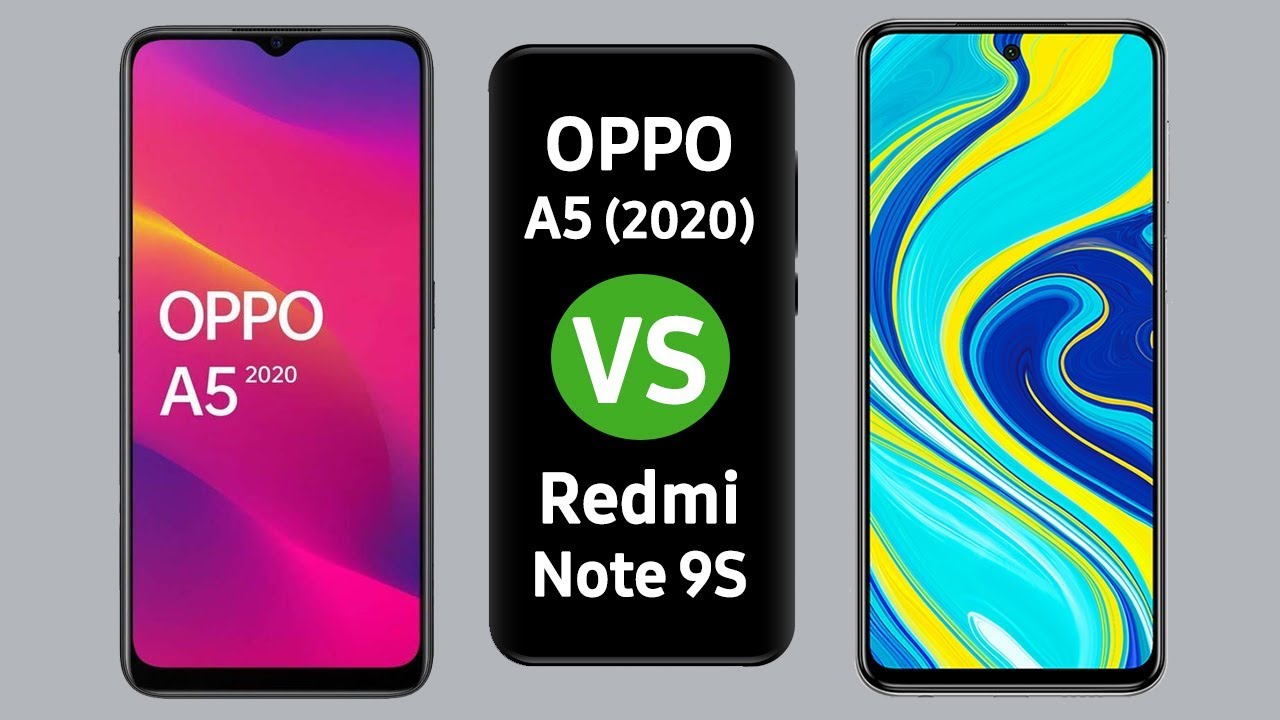 Redmi Note 9S VS OPPO A5 (2020) - #مقارنة_مواصفات