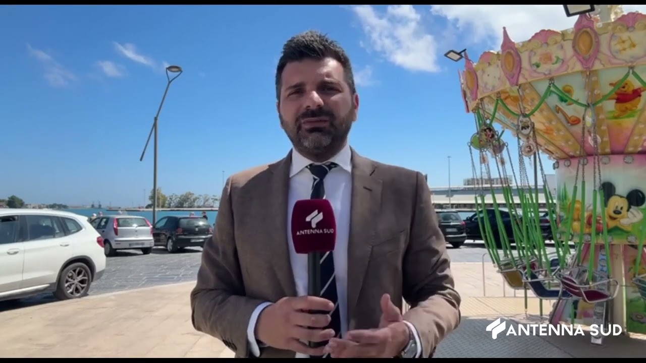 23 MAGGIO 2024   BRINDISI   G7, UNA NAVE PER OSPITARE LE FORZE DELL'ORDINE, CITTA' BLINDATA